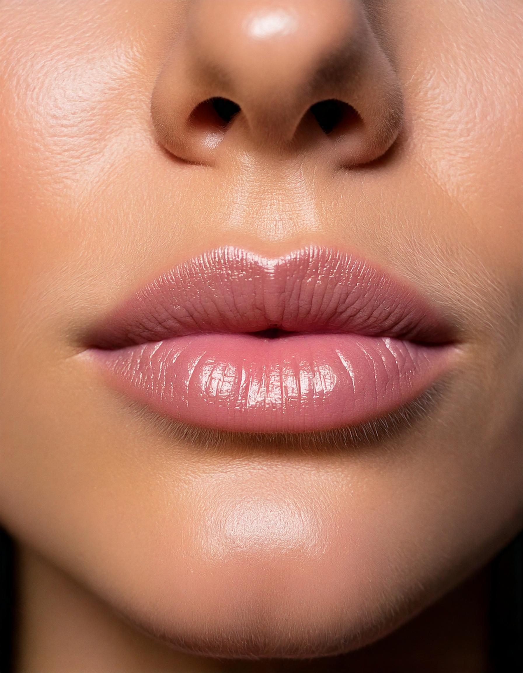 Woman receiving injectable treatment